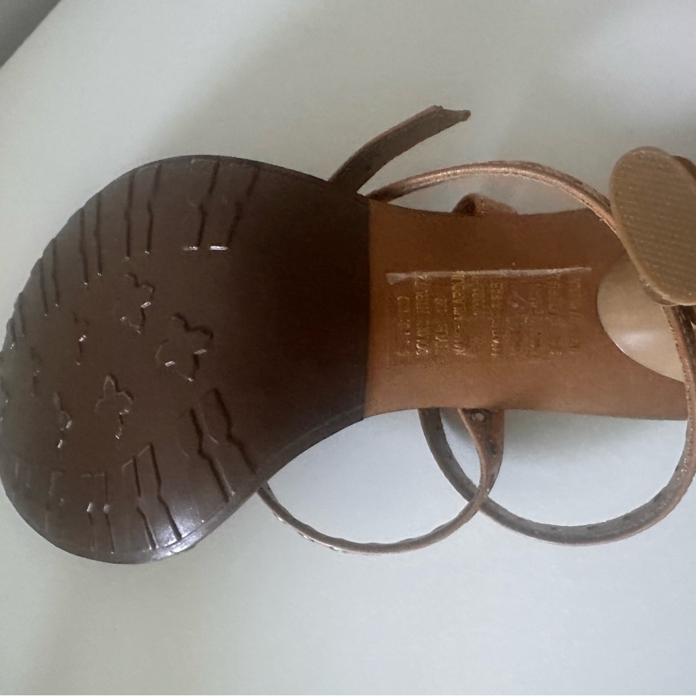 Wild Pair Brown and Tan Strappy high heel Sandals - Picture 12 of 15